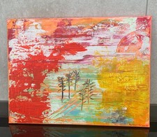 Quadro astratto acrilico usato  Castelfranco Emilia