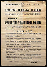 1958 manifesto poster usato  Italia