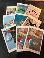Tintin cartes postales d'occasion  France