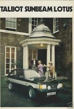 Talbot sunbeam lotus for sale  UK