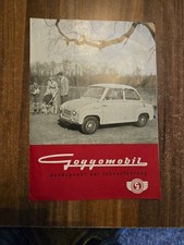 Werbeprospekt goggomobil wende gebraucht kaufen  Wolfsburg