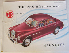 1954 magnette brochure for sale  ARUNDEL