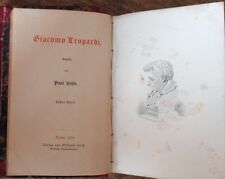 Libro. giacomo leopardi. usato  Chiavari