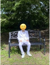 Costume blanc cérémonie d'occasion  Gex