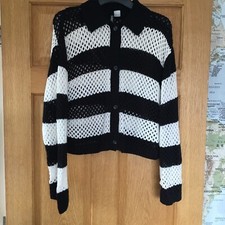 Crochet black white for sale  HORNSEA
