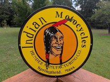 Porcelain indian motorcycle for sale  Humansville