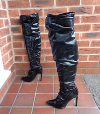 Black shiny latex for sale  DAVENTRY