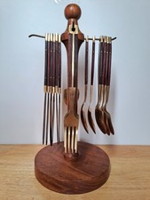 Bronze palisander besteckset gebraucht kaufen  Versand nach Germany