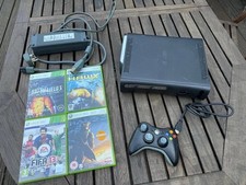 Microsoft Xbox 360 Elite 120gb czarna konsola z kontrolerem i 4 grami na sprzedaż  Wysyłka do Poland