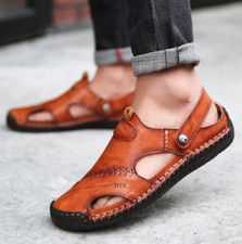 Sandales homme cuir d'occasion  La Roche-sur-Yon