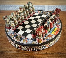 Small pottery chess for sale  RYDE