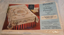 Kit de colcha ponto cruz Paragon colonial Plymouth cama de casal flores pássaros azuis comprar usado  Enviando para Brazil
