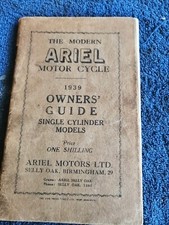 Ariel owners guide for sale  LEICESTER