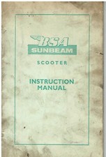 Bsa sunbeam scooter for sale  MANSFIELD