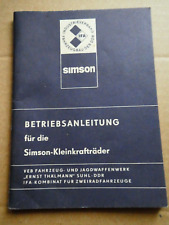 Simson kleinkraftrad 1981 gebraucht kaufen  Wiesloch