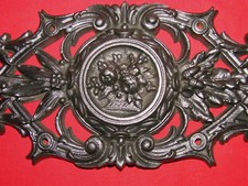 Antigua Placa Decoración Hierro Fundido Arte Deco - Frontón - Férronnerie- comprar usado  Enviando para Brazil