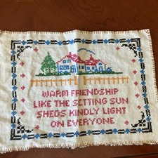 Vintage cross stitch for sale  Orange