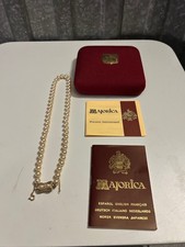 Perles majorque argent d'occasion  Charenton-le-Pont
