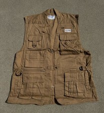 Usado, Colete utilitário vintage Fuji filme fotógrafo profissional cáqui bronzeado masculino tamanho XL comprar usado  Enviando para Brazil