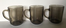 Vintage arcoroc smoked for sale  LONDON