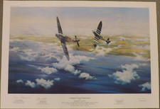 Ww2 spitfire print for sale  WHITLAND