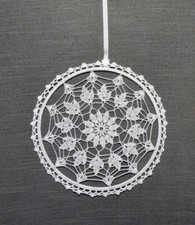 Zawieszka ozdoba na okno szydełkowa 22cm (Z132) na sprzedaż  PL