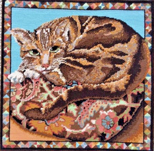 Ehrman cat cushion for sale  UK