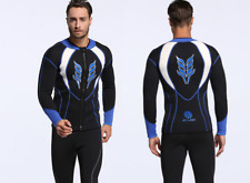 Jaqueta masculina de mergulho de neoprene 3 mm natação surf manga longa zíper casaco de mergulho comprar usado  Enviando para Brazil