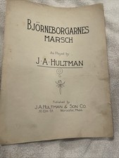 Folha de música Bjorneborgarnes Marsh A J Hiltman livro vintage comprar usado  Enviando para Brazil