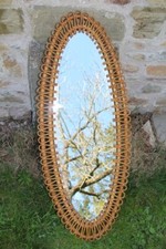 Large oval mirror d'occasion  Expédié en Belgium