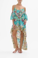 Vestido Camilla Gardens Of Queluz ombro frio alto baixo, usado comprar usado  Enviando para Brazil