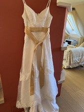 Brautkleid weiß creme gebraucht kaufen  Freital