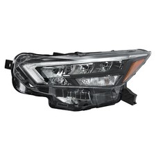 Farol lateral esquerdo/para motorista Silscvtt para Nissan Versa 2020-2024 carcaça cromada, usado comprar usado  Enviando para Brazil