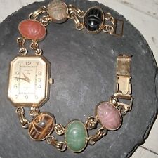 Usado, Reloj De Colección Kenneth Jay Lane KJL Tallado Escarabajo Piedras Preciosas - Funciona Batería Nueva segunda mano  Embacar hacia Argentina