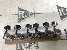 Sintonizadores cromados EVH Logo Gotoh Japón teclas de afinación clavijas en línea 90 pestañas segunda mano  Embacar hacia Mexico