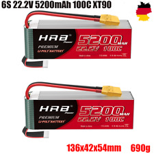 2pcs hrb 5200mah usato  Spedire a Italy