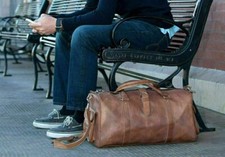 Genuine leather travel for sale  Houston