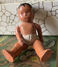 Pequena fralda pintada vintage composição afro-americana bebê casa de bonecas 2 1/2” comprar usado  Enviando para Brazil