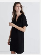 Vestido Madewell Ballad túnica recortada geométrica manga curta gola V tamanho 2 comprar usado  Enviando para Brazil