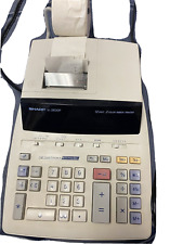 Calculadora impressora fita colorida SHARP EL-2630p 12 dígitos 2 FUNCIONA máquina de adição comprar usado  Enviando para Brazil