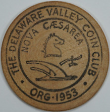 1973 Delaware Valley Coin Club 20º aniversário madeira níquel (#1) comprar usado  Enviando para Brazil