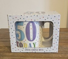 50th birthday mug for sale  WOLVERHAMPTON
