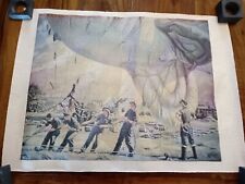Vintage poster ww2 for sale  BRIGHOUSE