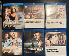 6 Sean Connery as James Bond 007 Feature Films on Blu-Ray Disc Set Lot w Cases comprar usado  Enviando para Brazil