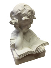 Scultura gesso bimba usato  Torino