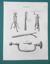 Surgery trepanning instruments d'occasion  Expédié en Belgium