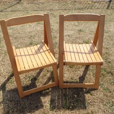 Pair sturdy wooden for sale  BURY ST. EDMUNDS