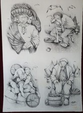 Giovanni lazzarini litografia usato  Fucecchio
