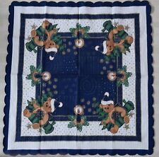 Weihnachtstischdecke blau wei� gebraucht kaufen  Pinneberg