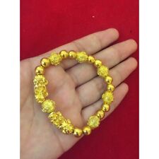Pulseira Pixiu Mala Bead folheada a ouro Feng Shui talismã pulseira tibetana amuleto tailandês comprar usado  Enviando para Brazil